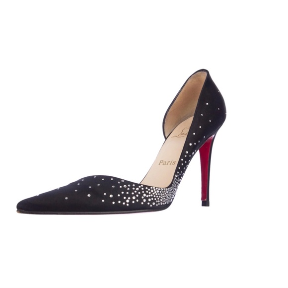 Christian Louboutin Strass Helmoon d’Orsay Pumps – Size 38 – Vintage 2004 - Picture 1 of 8